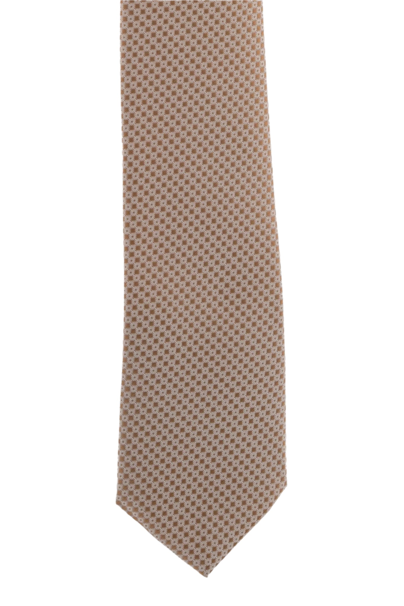Beige Elegance Clip-On Tie