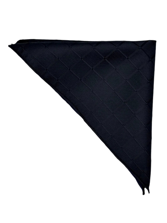 Black Square Pattern Pocket Square