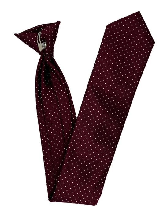 Elegant Burgundy With Polka Dot Set