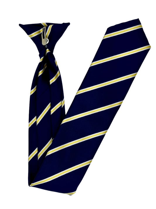 Navy Blue & Goldish Yellow Striped Set