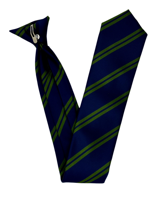 Navy Blue & Green Striped Set