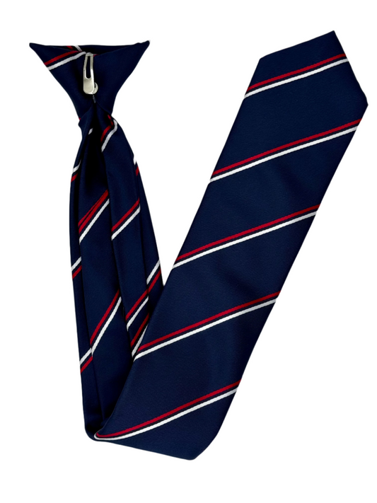Navy Blue Striped Sophistication Set
