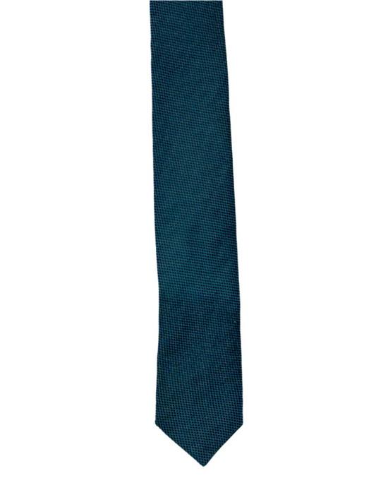 Extra Slim Dark Green Clip-On Tie- 5 cm