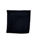 Black Square Pattern Pocket Square