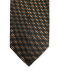 Brown Mini Squares Clip-On Tie
