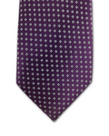 Purple Mini Floral Clip-On Tie
