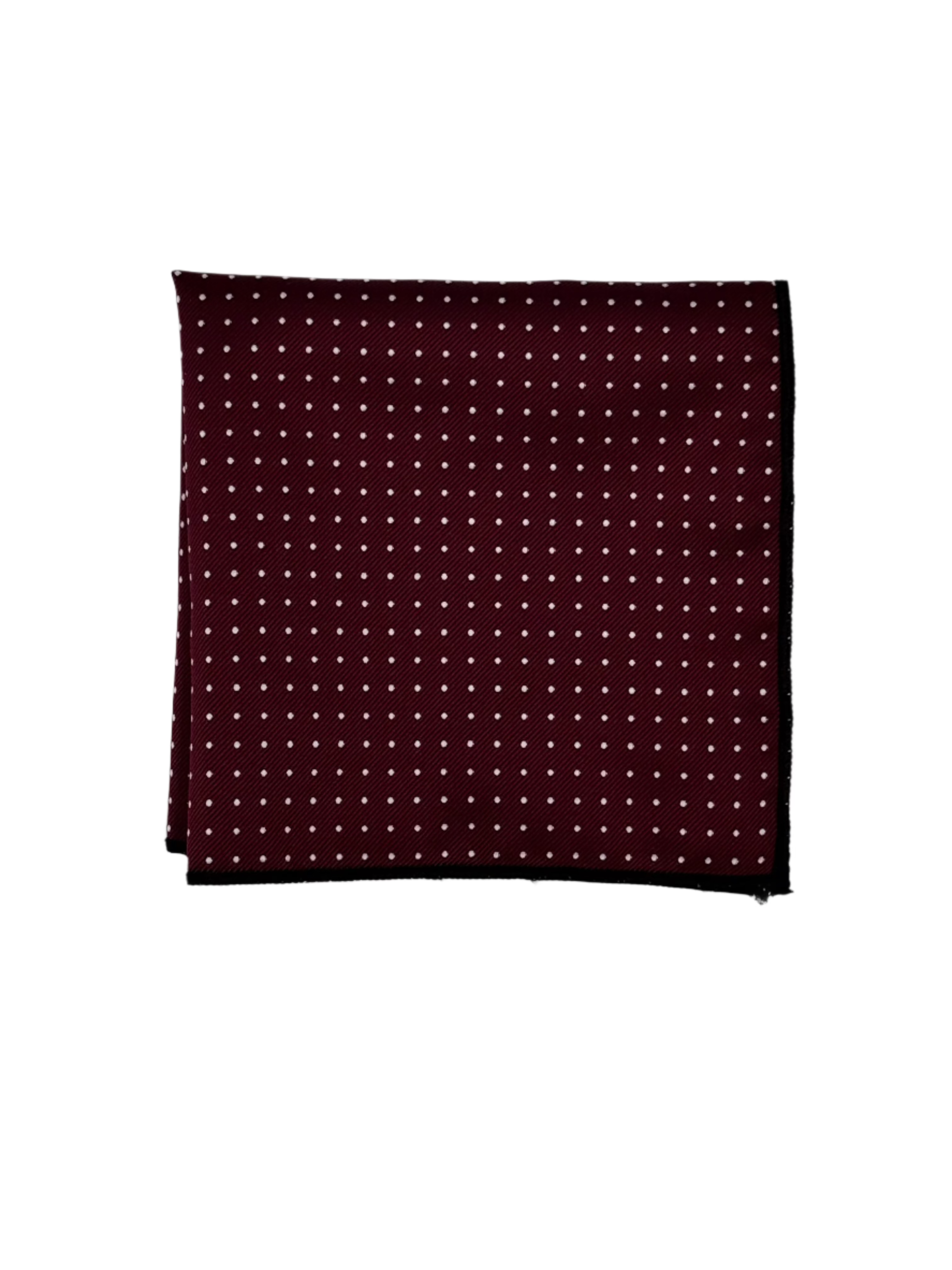 Elegant Burgundy With Polka Dot Set