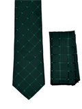 Teal Checkered Sophistication Set