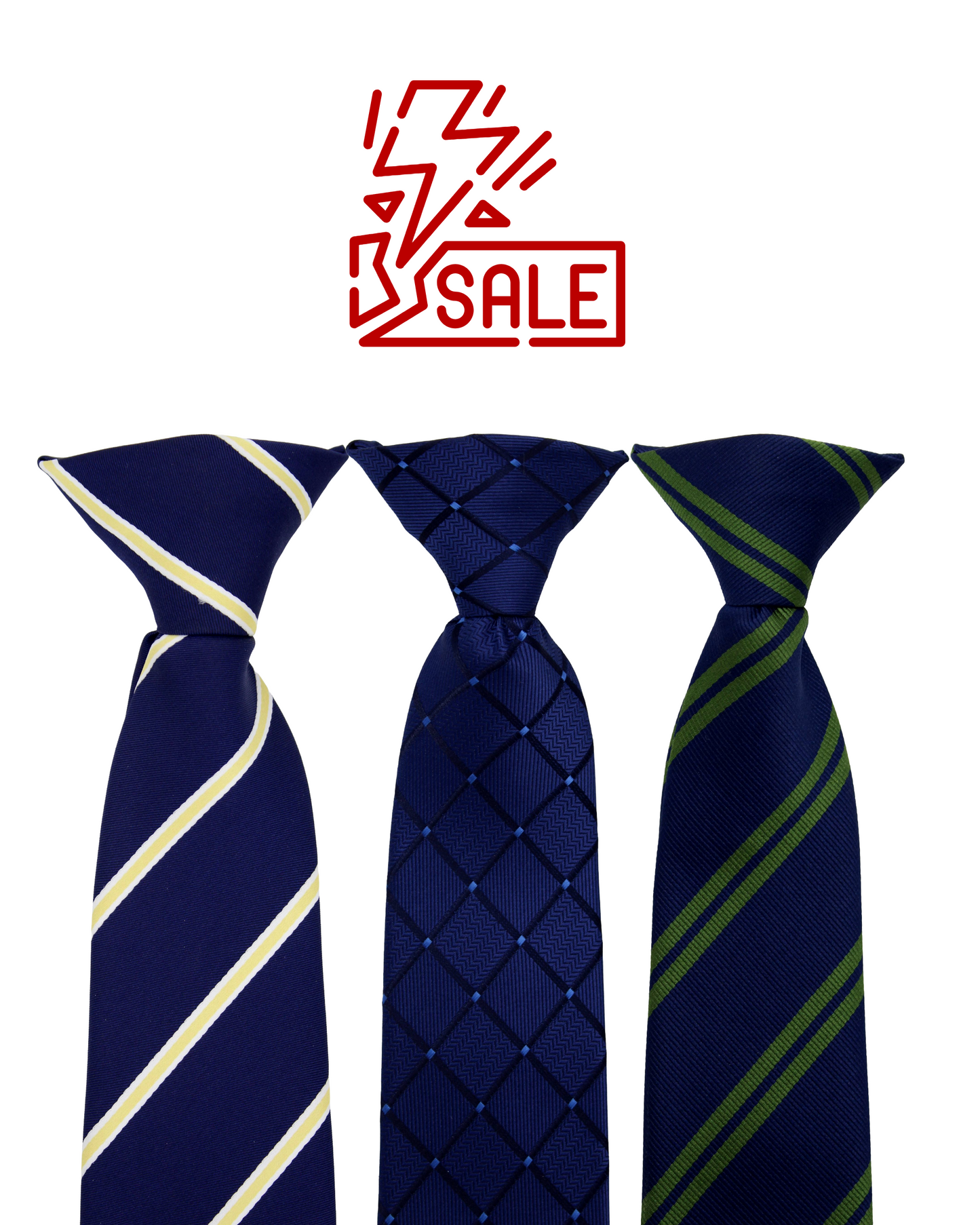 Navy Bundle (3 Ties)