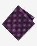 Purple Mini Floral Pocket Square