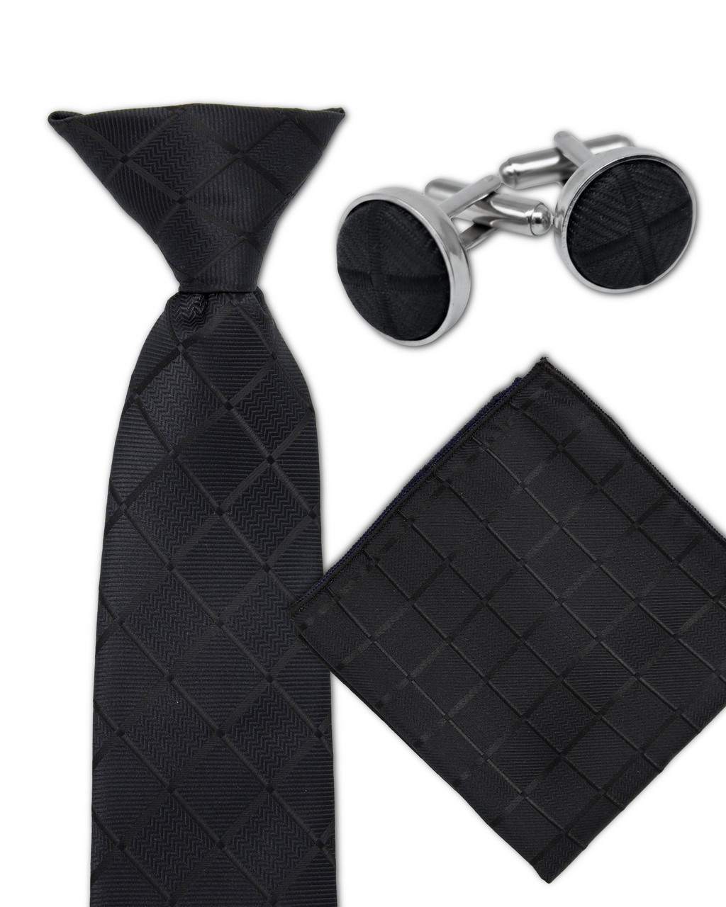 (3 Pcs. Set) Black Diamond Pattern