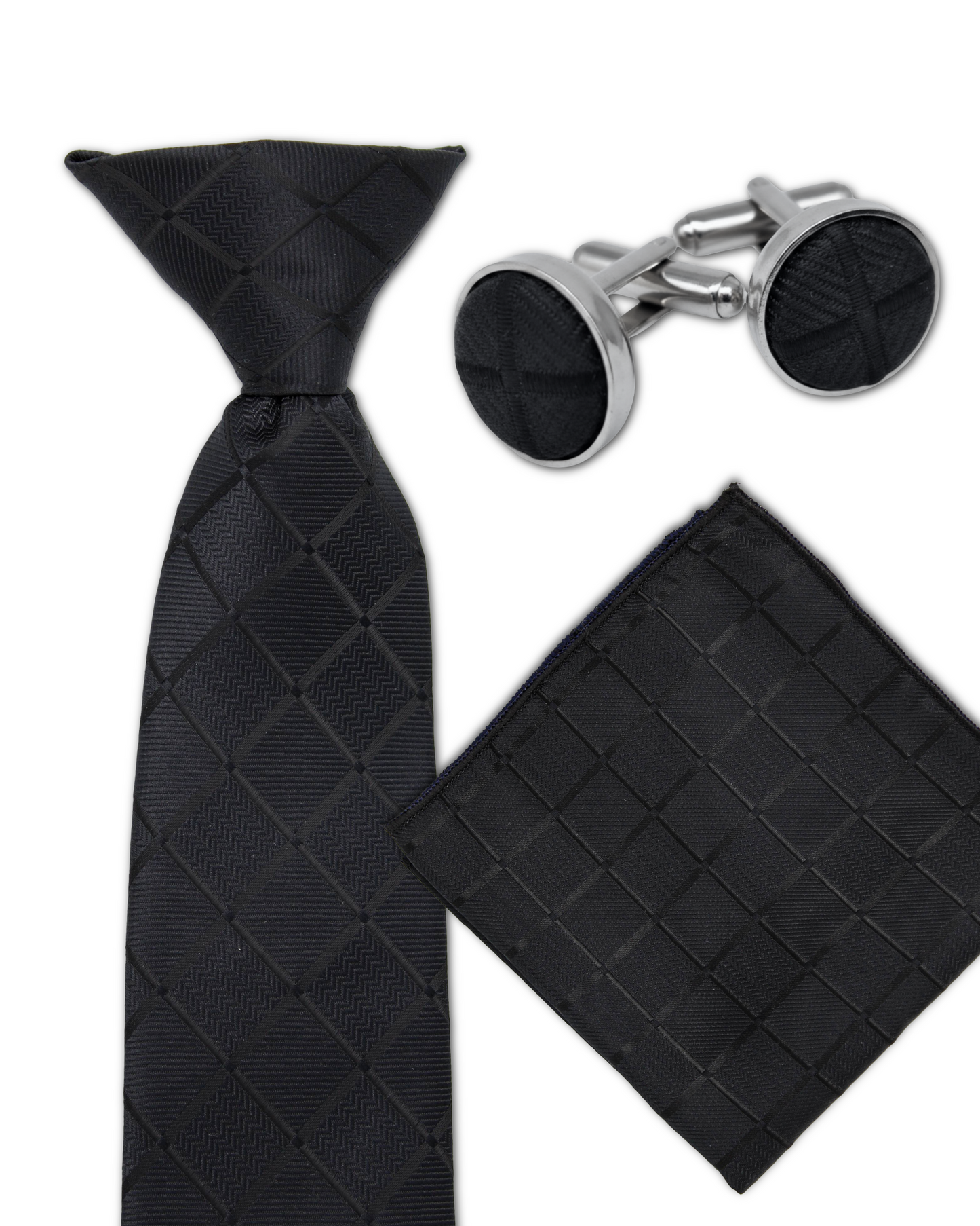 (3 Pcs. Set) Black Diamond Pattern