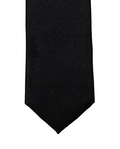 Classic Black Textured Clip-on Tie