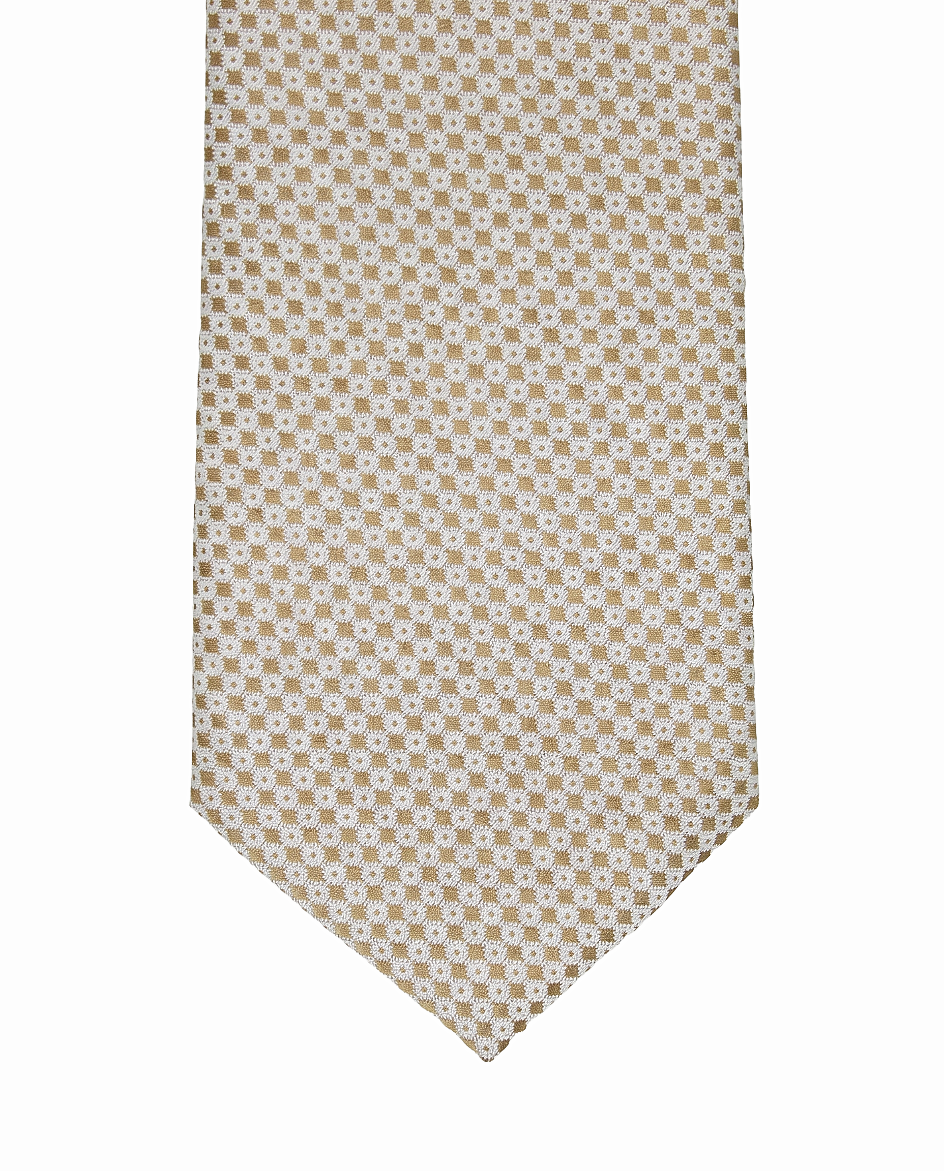 Beige Elegance Tie & Pocket Square Set